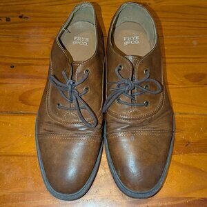 Frye and Co. Men’s Colton Oxford Dress Shoes – Brown, Size 12